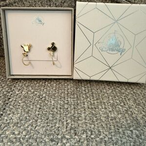 Disney Gold Mickey Icon Earrings